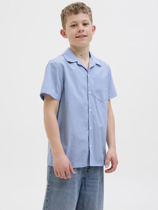 JJCODY POPLIN RESORT SHIRT SS JNR