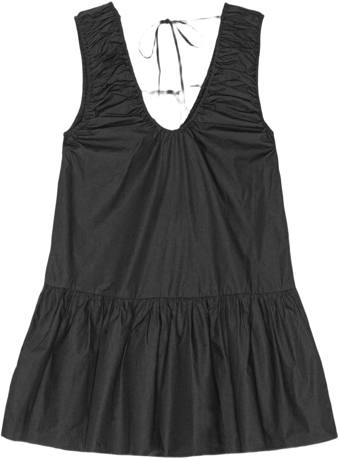 Cotton Poplin Mini Dress