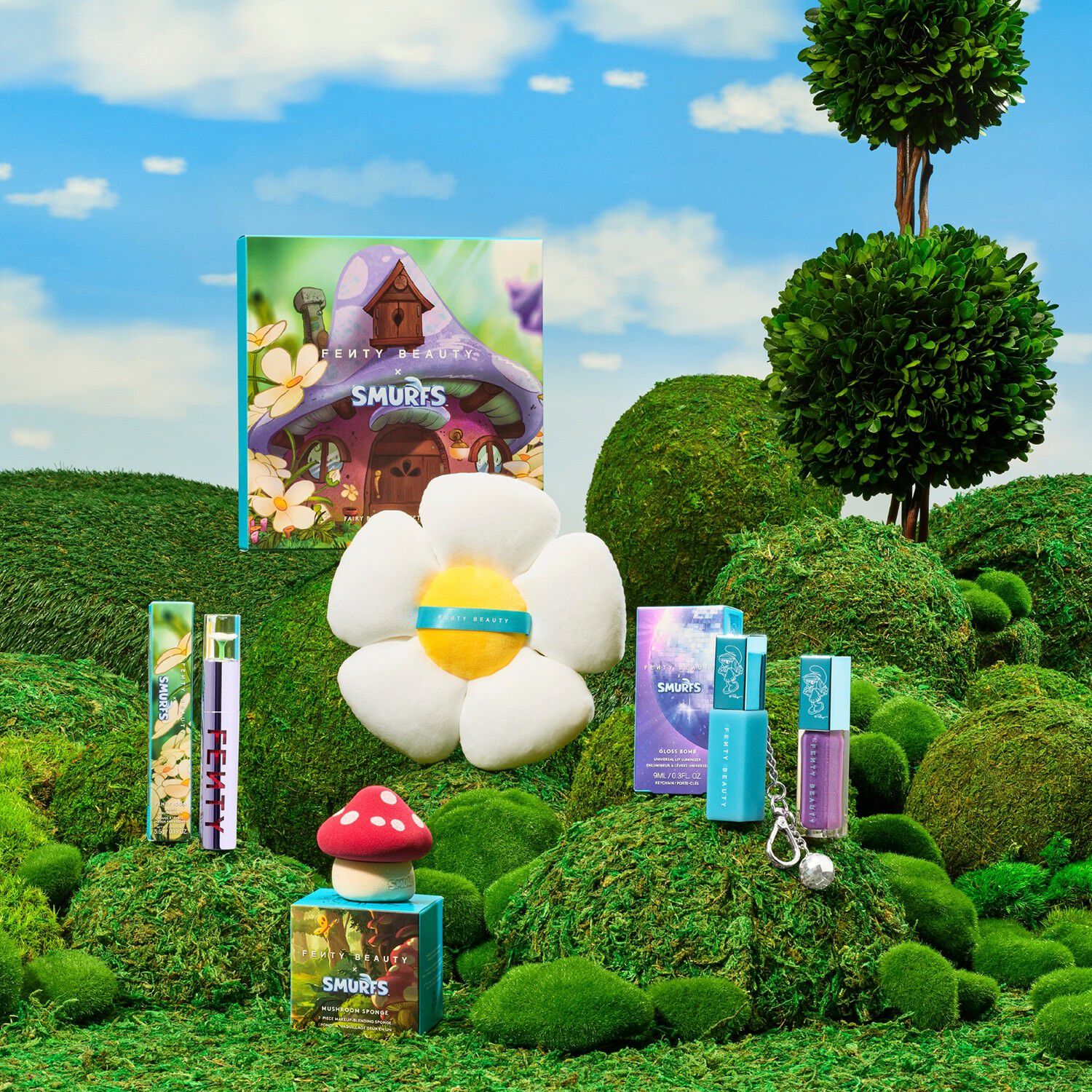 Smurfette Smooches - Essential Lip Duo + nyckelring