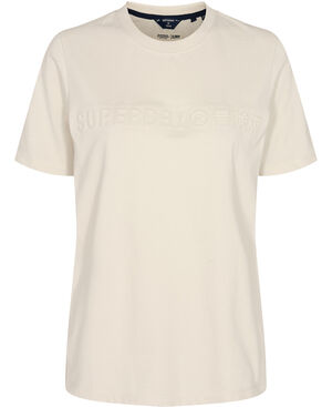 VINTAGE CORP LOGO MARL TEE