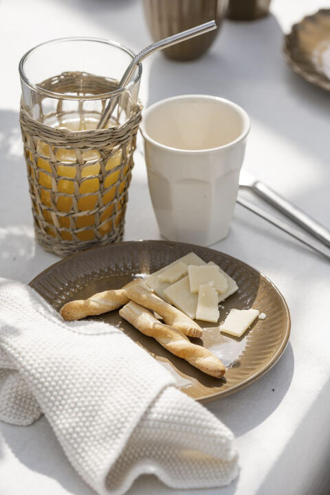 Cafe latte krus Mynte Pure White