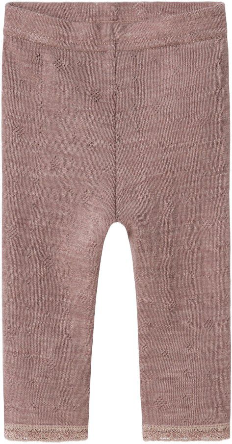 NBFWANG WOOL NEEDLE LEGGING SOLID N