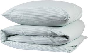 Percale 200TC w/printed green stripe 140x220cm
