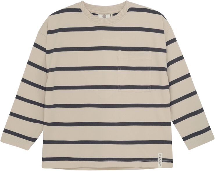 T-shirt LS Stripe Oversize