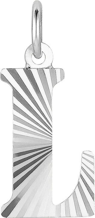 Reflection Letters, gold-plated sterling silver-L