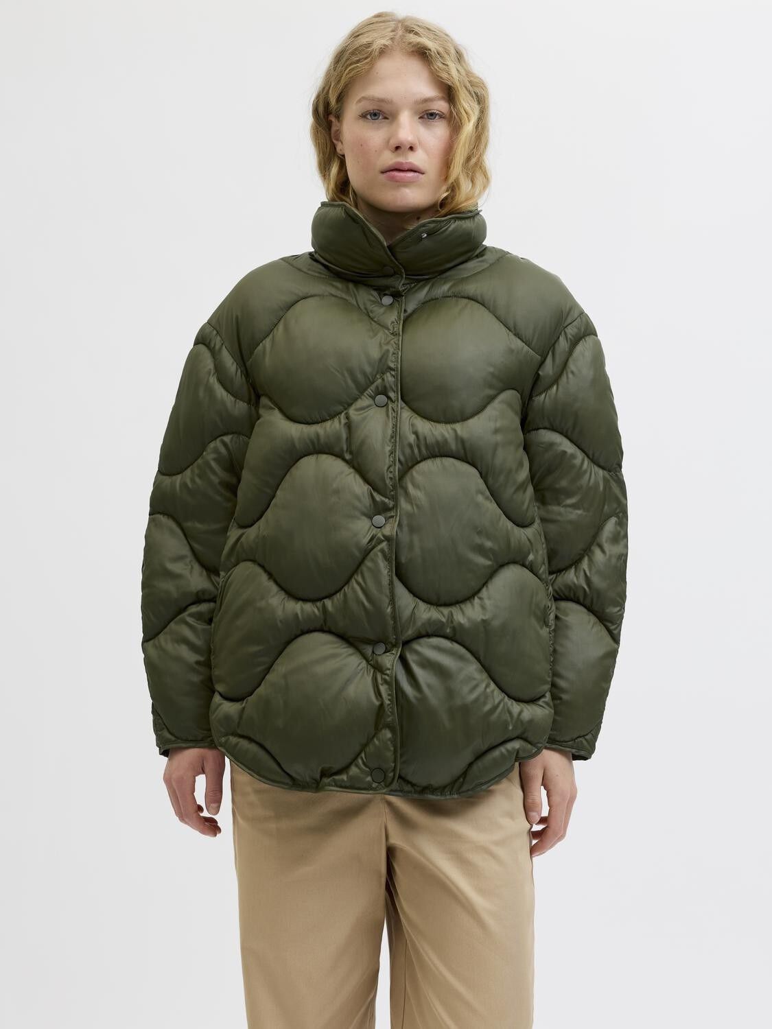 JXSTELLA SHINY QUILTED JACKET OTW S