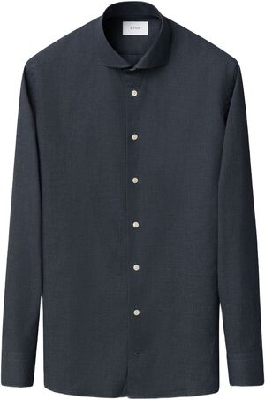 Contemporary Fit Micro Check Signature Flannel Shirt
