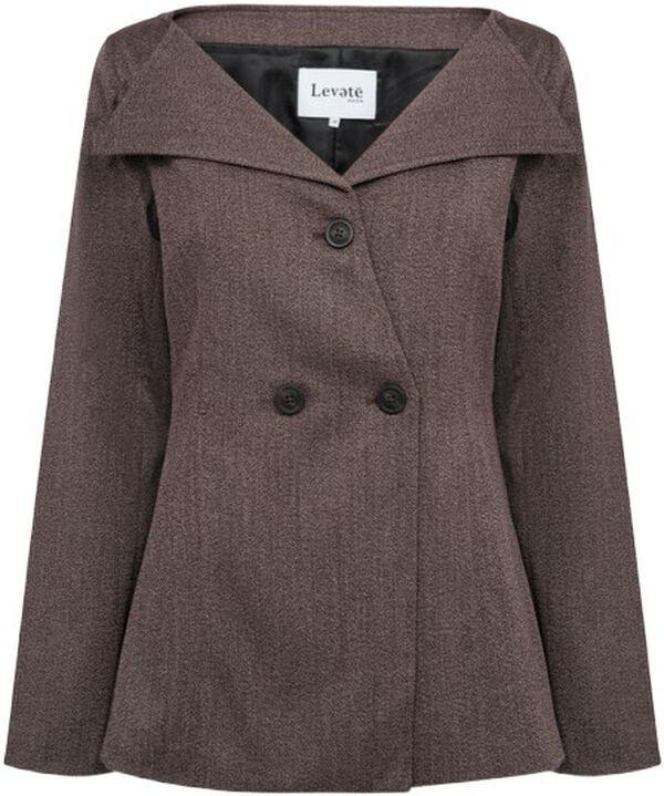 LR-OBASSIE 3 Blazer Mørk brun