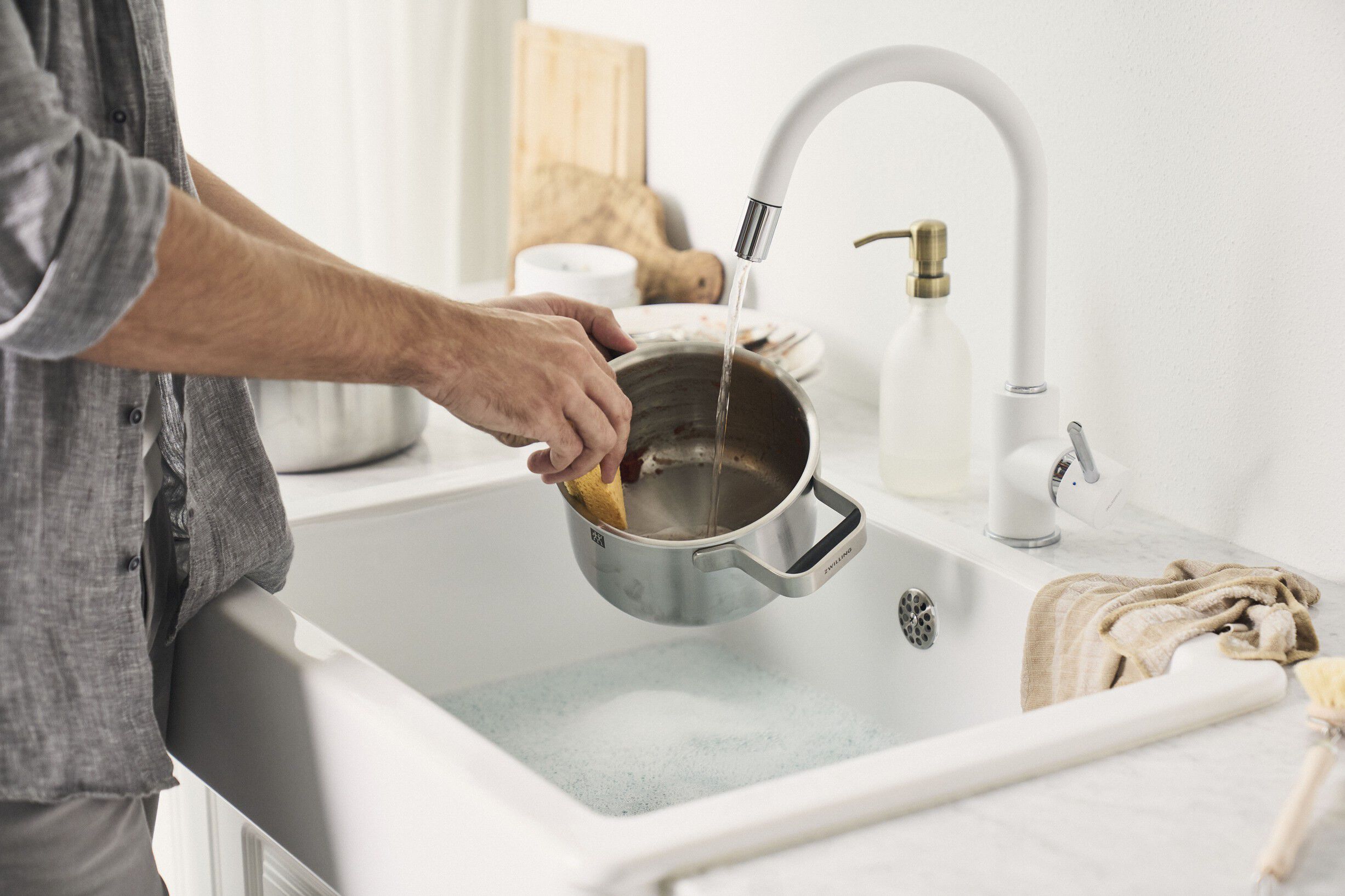 Pure Kastrull & stekpanna set, 5-st, 18/10 Rostfritt st&aring;l