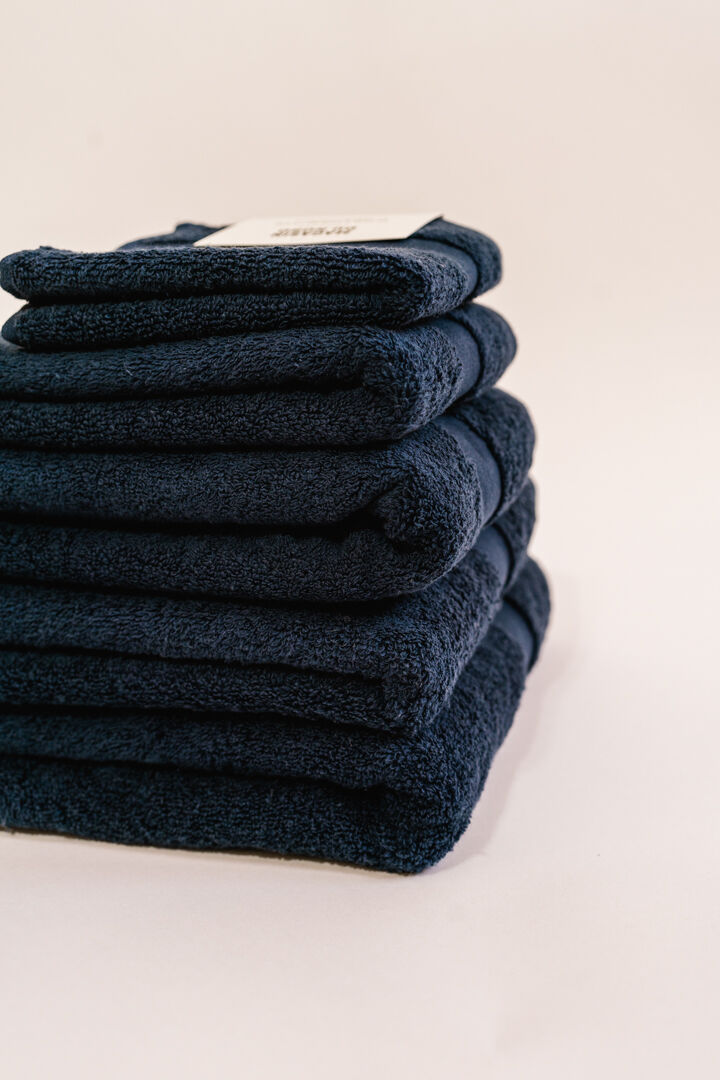 New frott&eacute; dress blue h&aring;ndkl&aelig;de