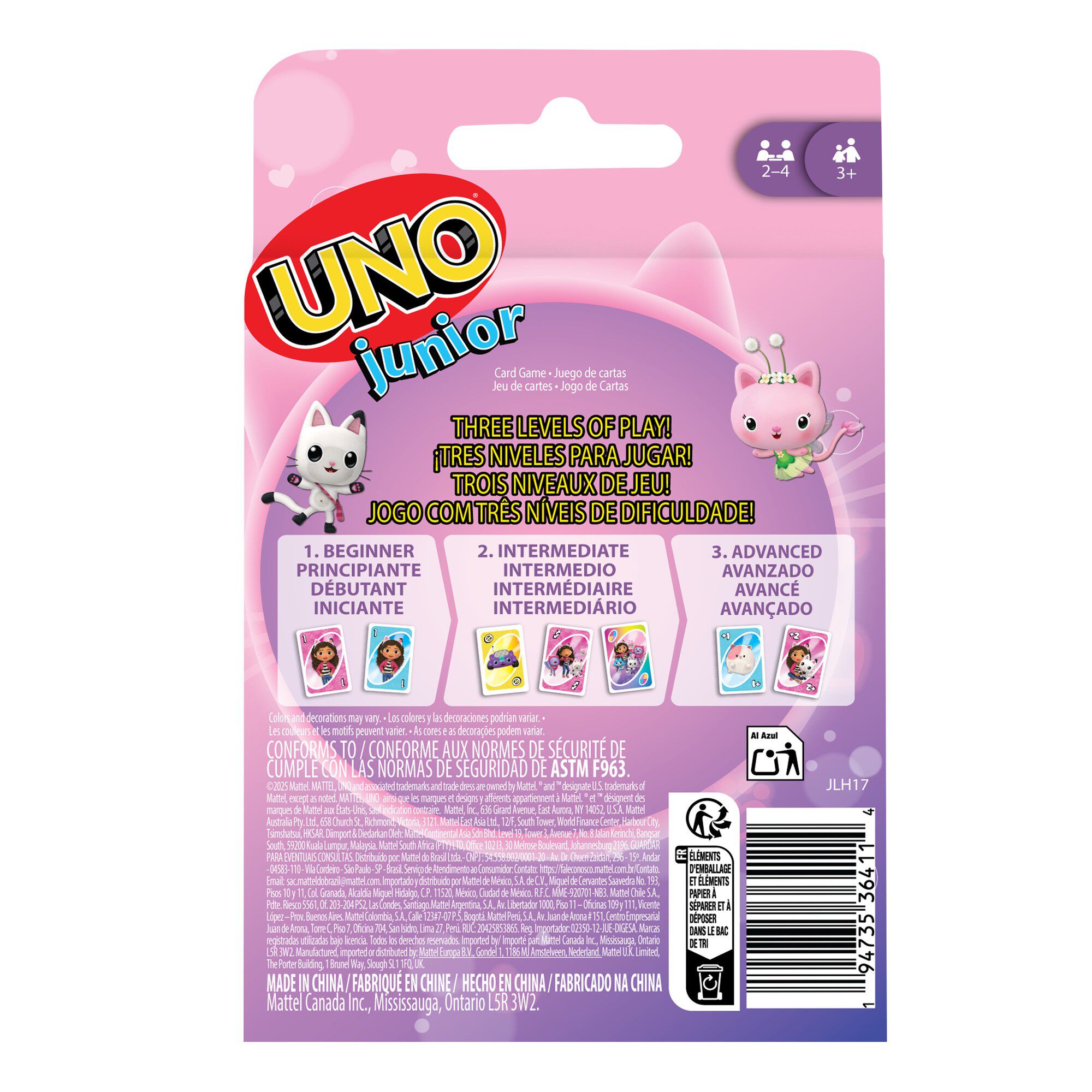 Uno Junior Gabbys Dollhouse
