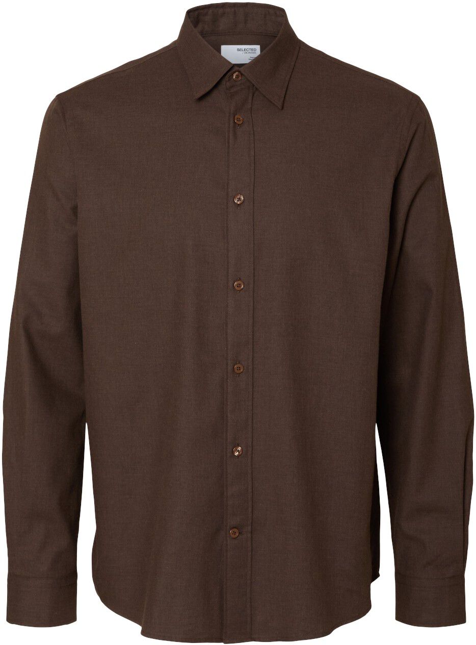 SLHREGCHASE MELANGE LS SHIRT