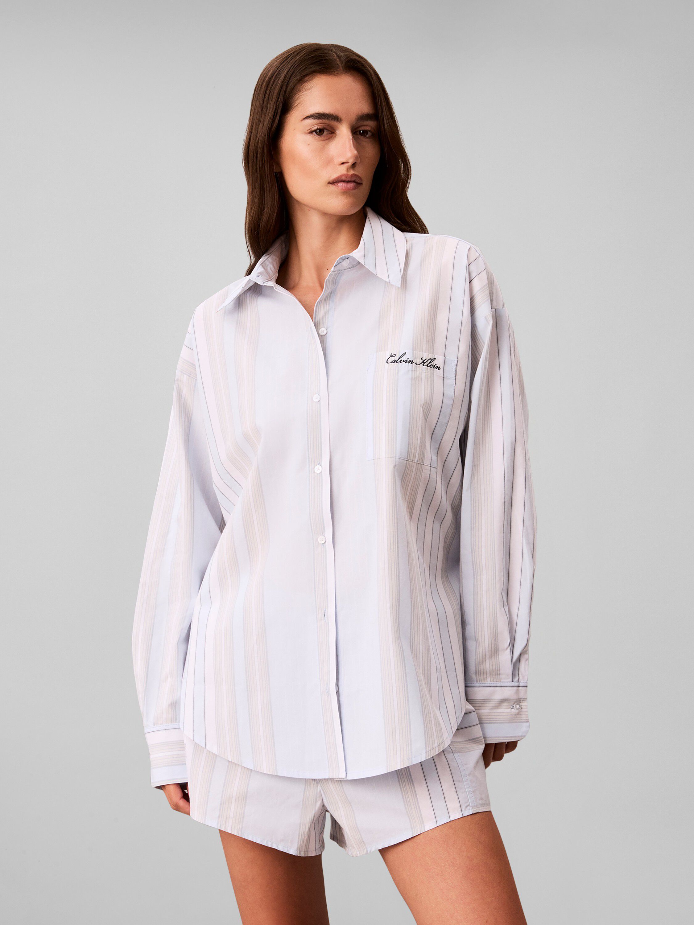 Pyjama Shirt - Cotton Poplin