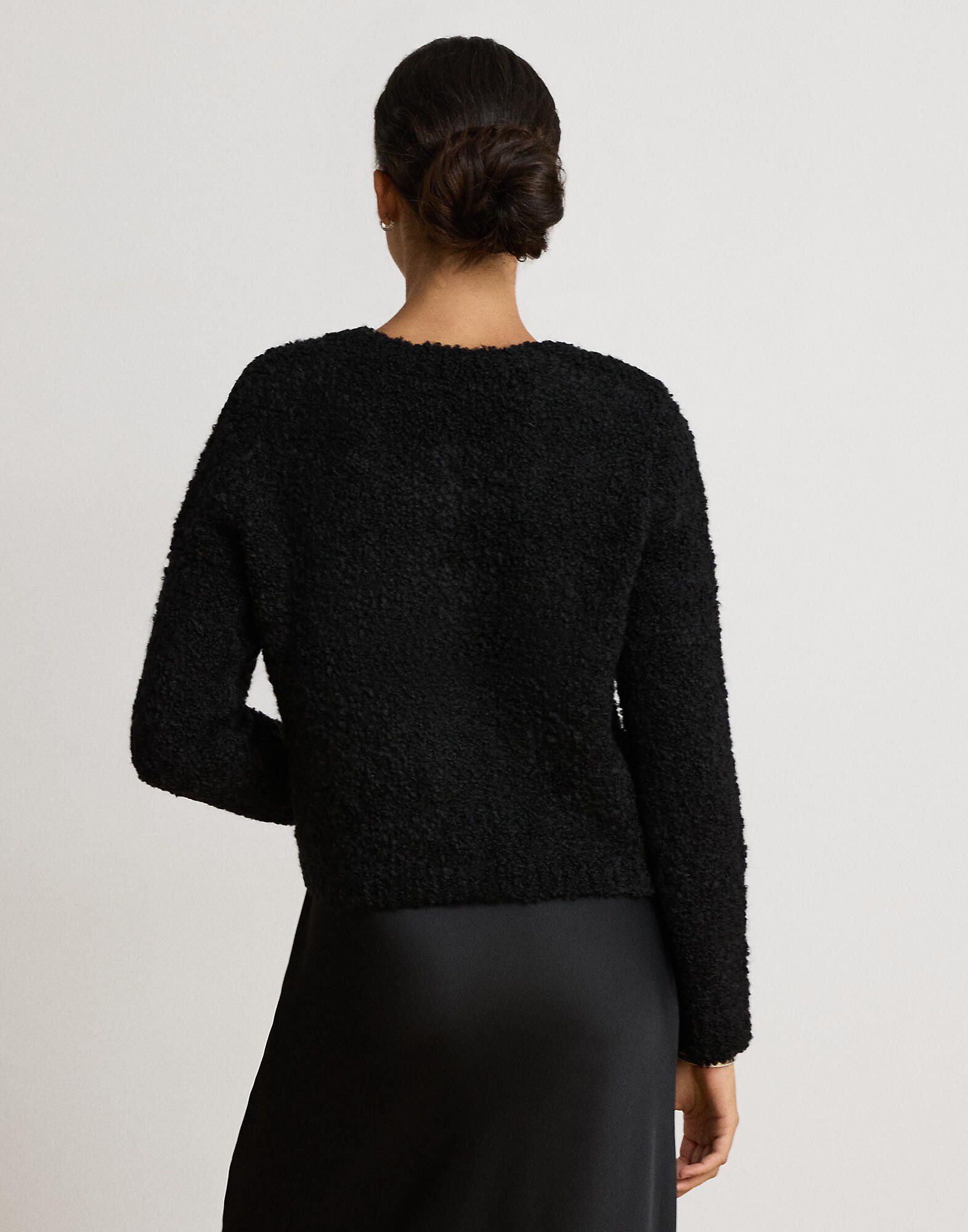 TEXTURED BOUCLE-SWTR-JACKET