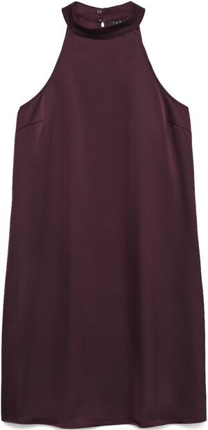 VMELENA HALTER NECK SHORT DRESS WVN