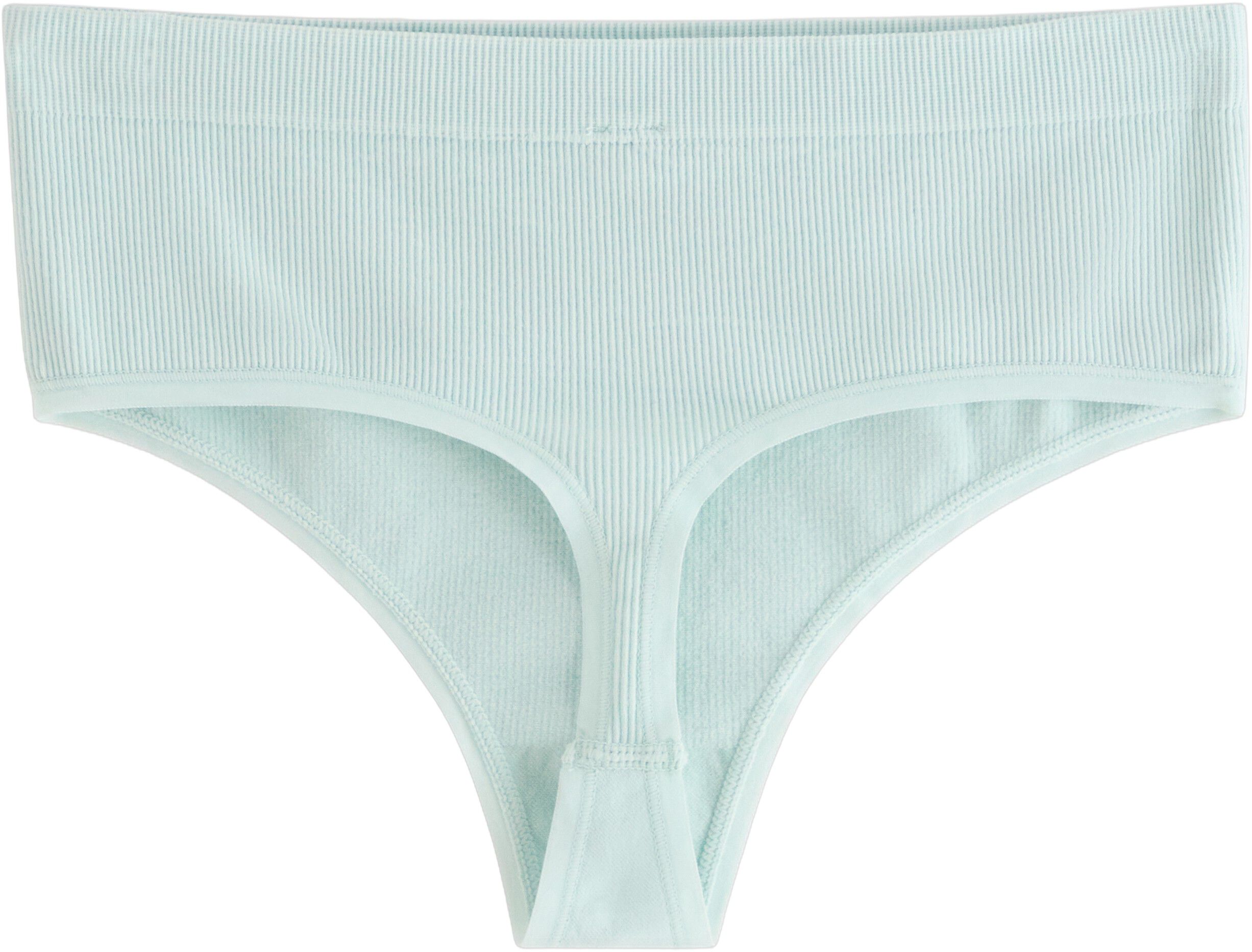 Brief Thong high Seamless rib
