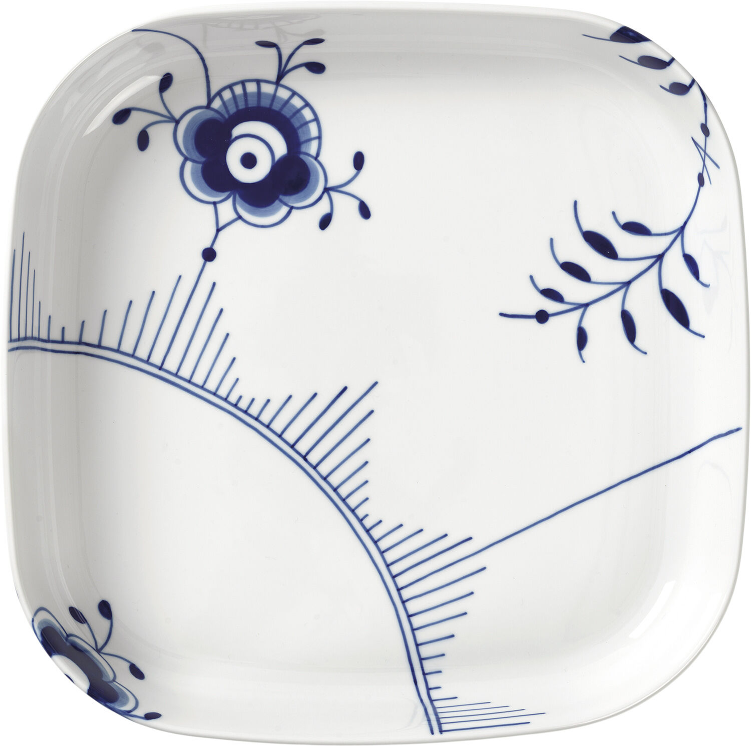 Bl&aring; Mega Riflet ovnfast fad firkantet 30 x 30 cm