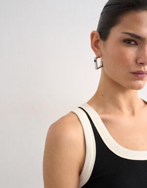 TSRAJA RIB SCOOP NECK VEST JRS