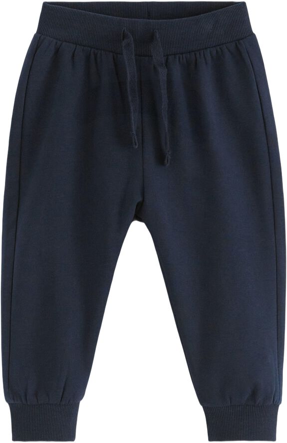 Joggers in cotton with soft, brushe