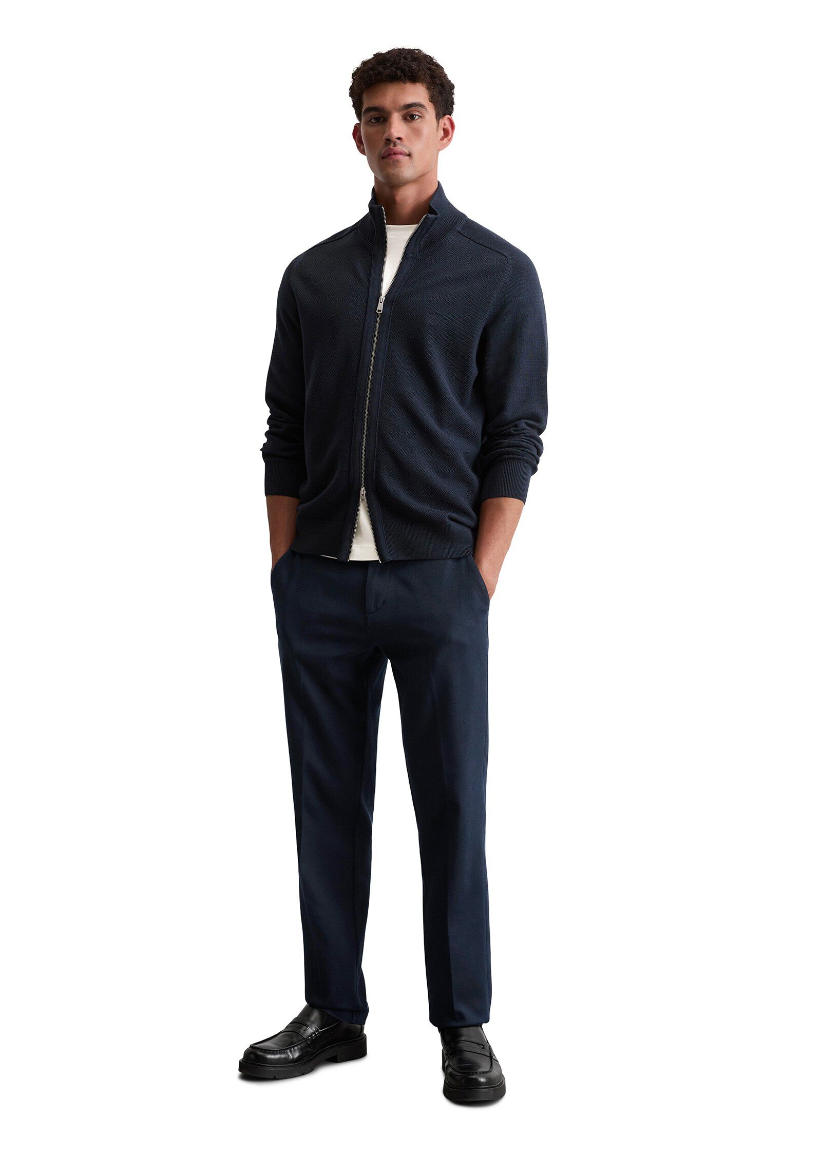 Zipped trainer jacket with raglan s