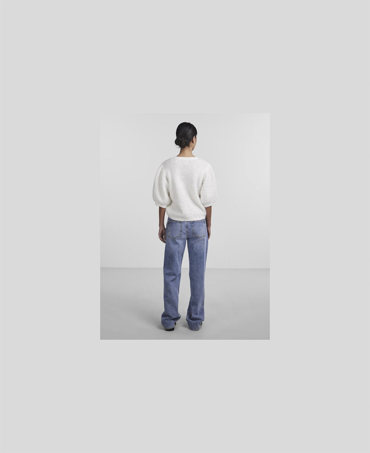 PCFEE SS O-NECK KNIT