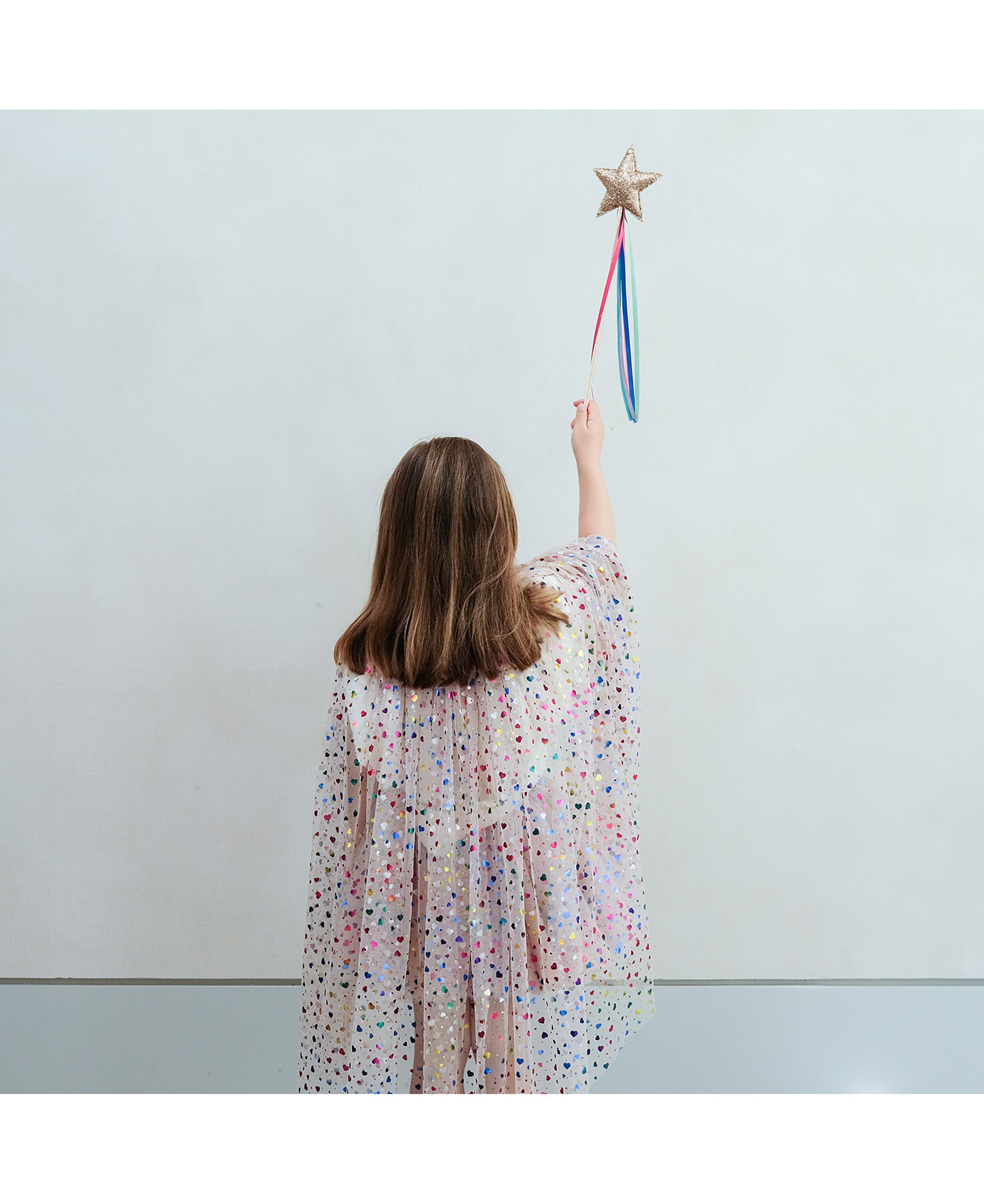 Mimi & Lula - Kappe - Beige Rainbow Hearts