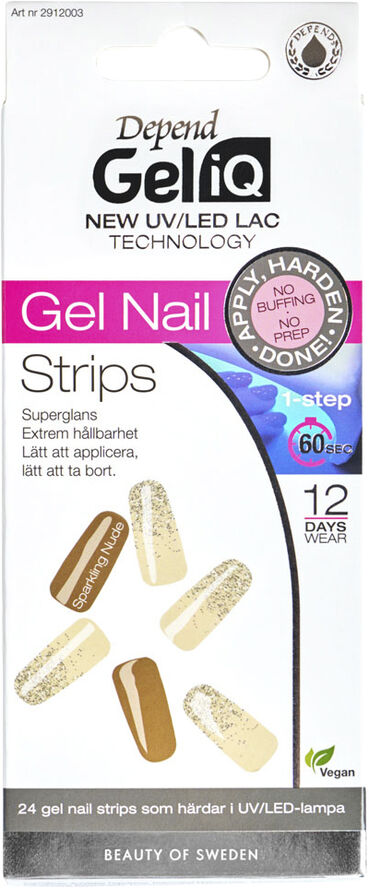 Gel iQ Gel Nail Strips Semi cured n
