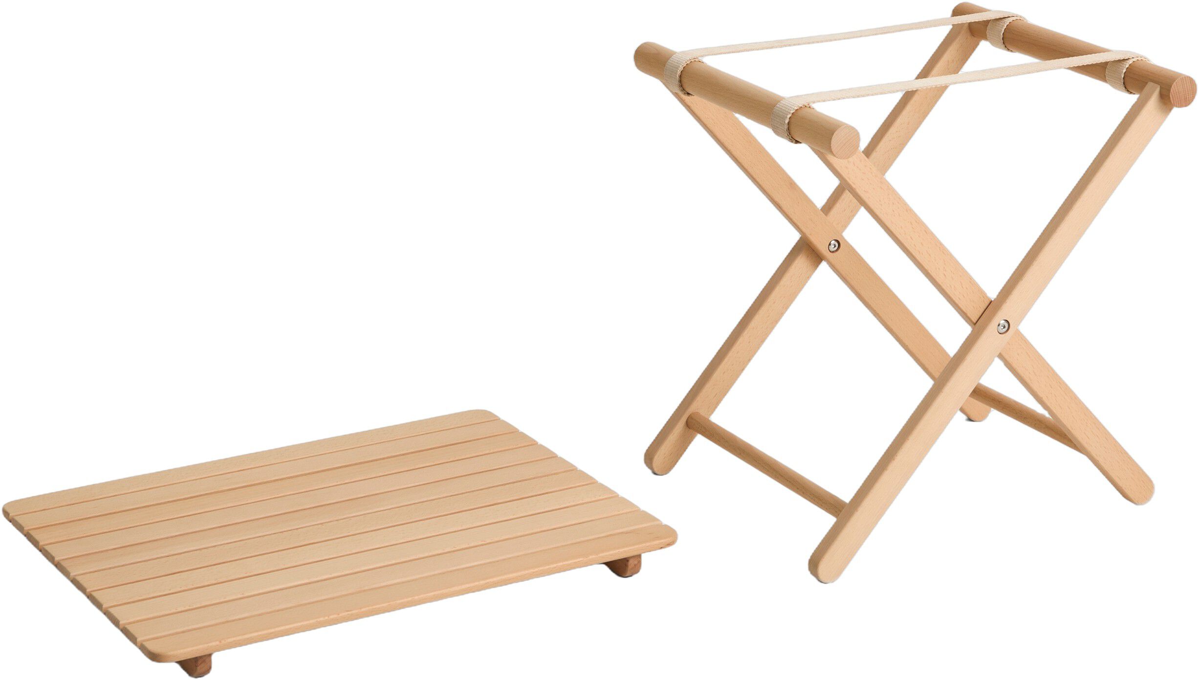 Outdoor Market Folding Table - Small - Natural