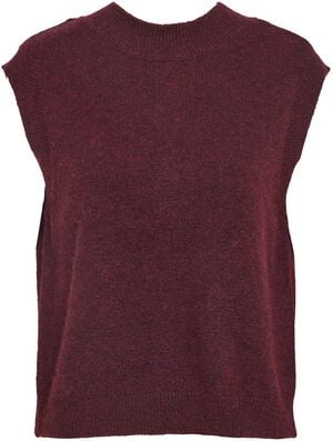 NMNOLA S/L O-NECK KNIT VEST FWD