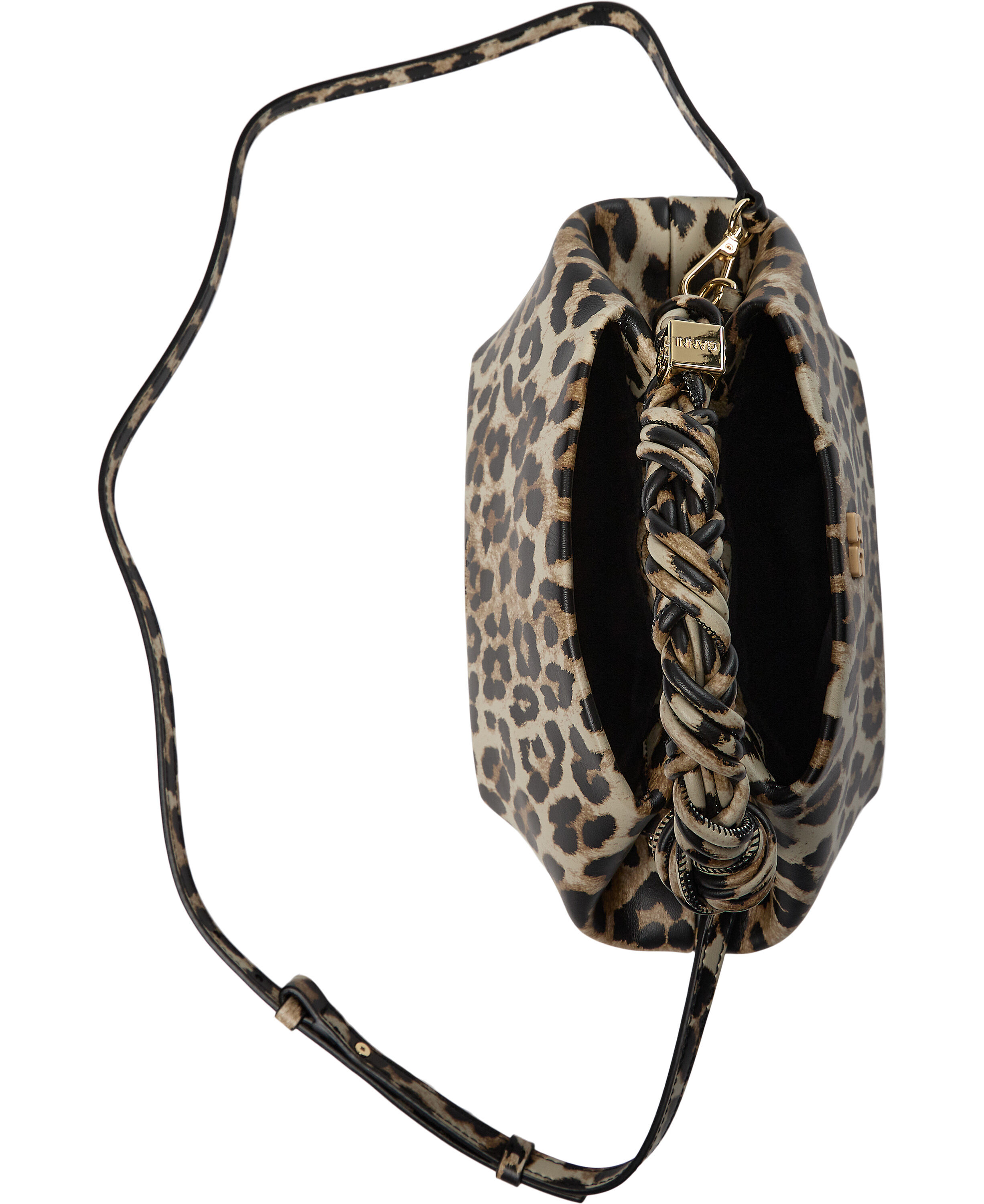 Ganni Bou Bag Small Croco