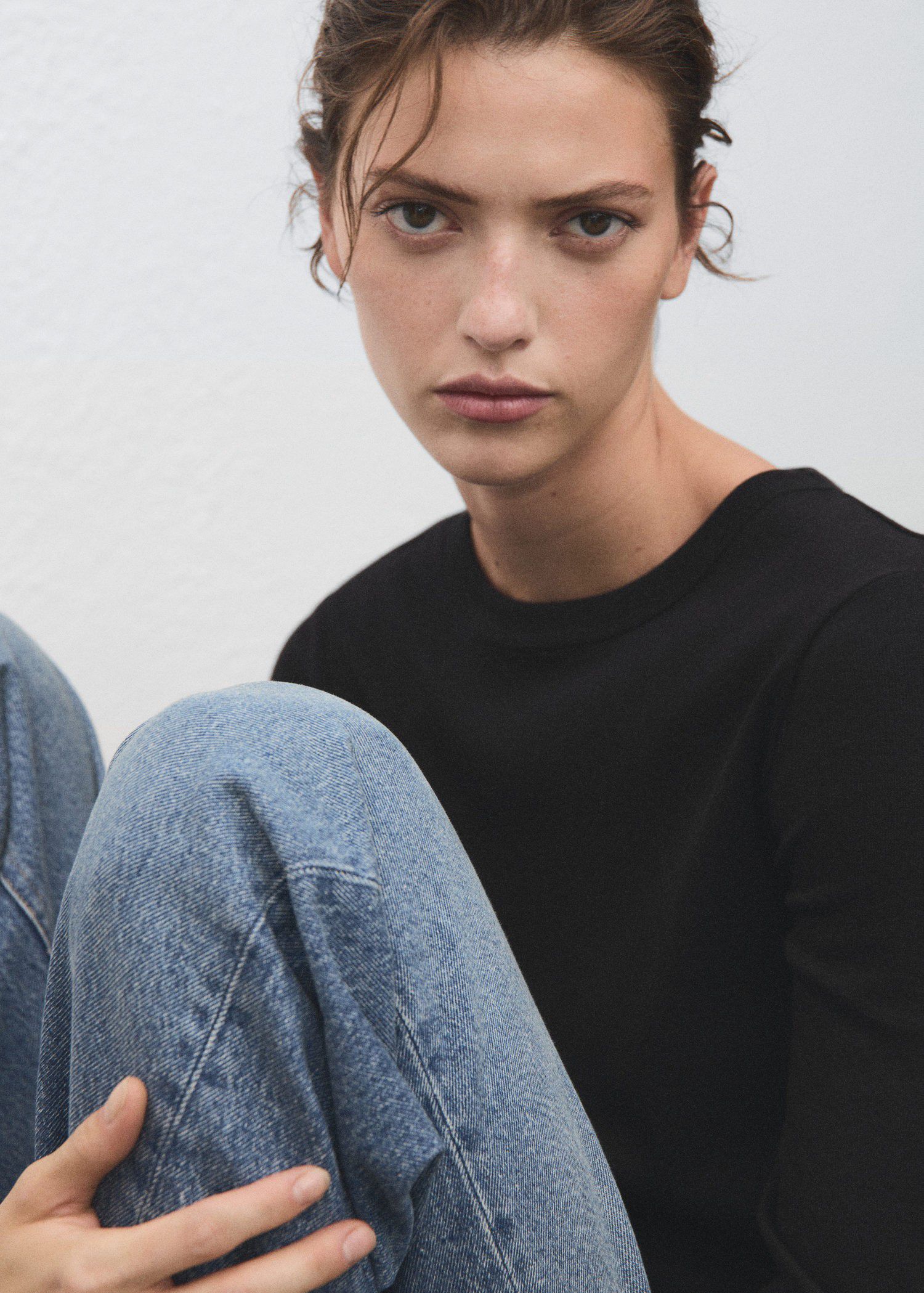 Long sleeve cotton t-shirt