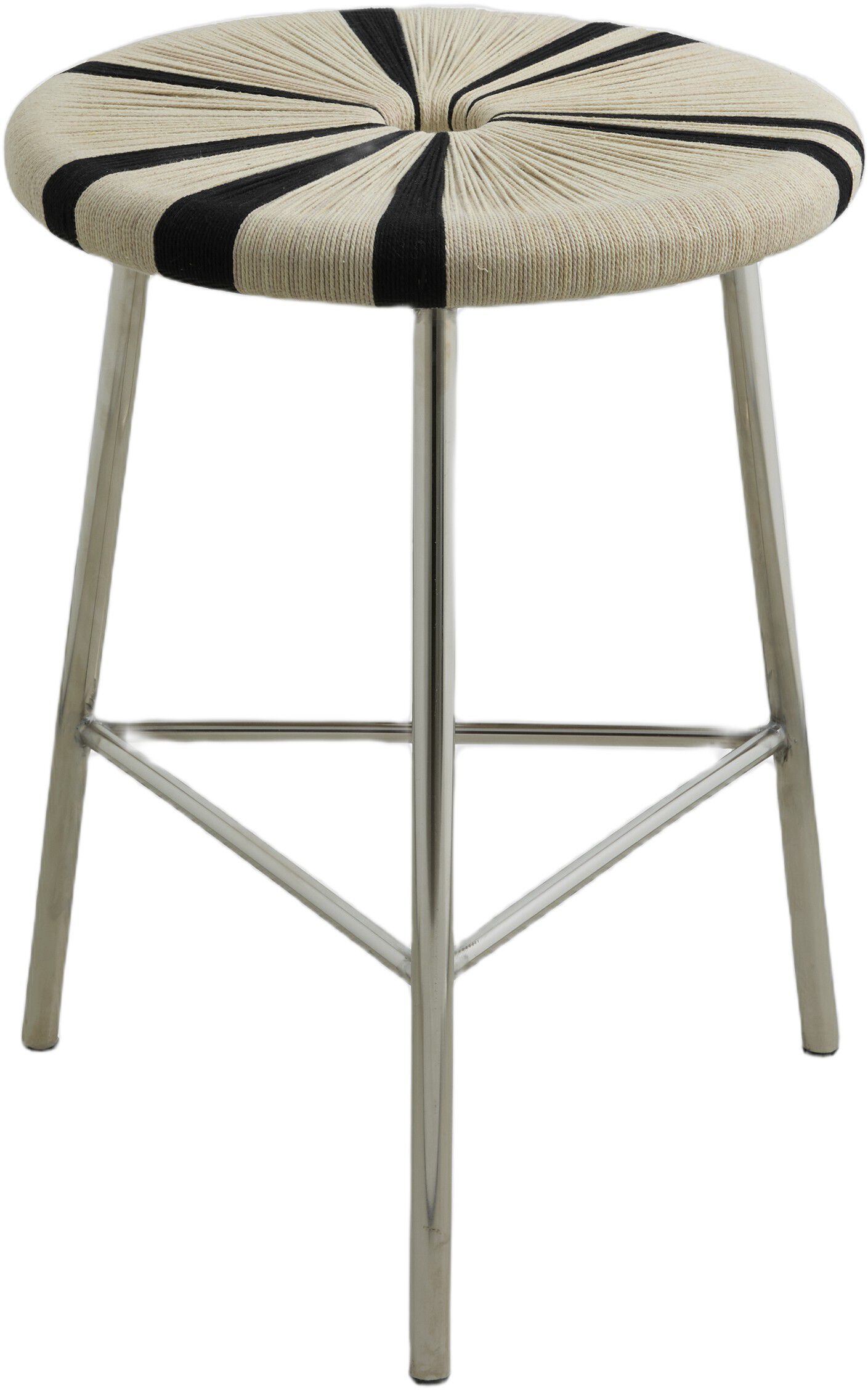 MORICE stool, low - black/ivory