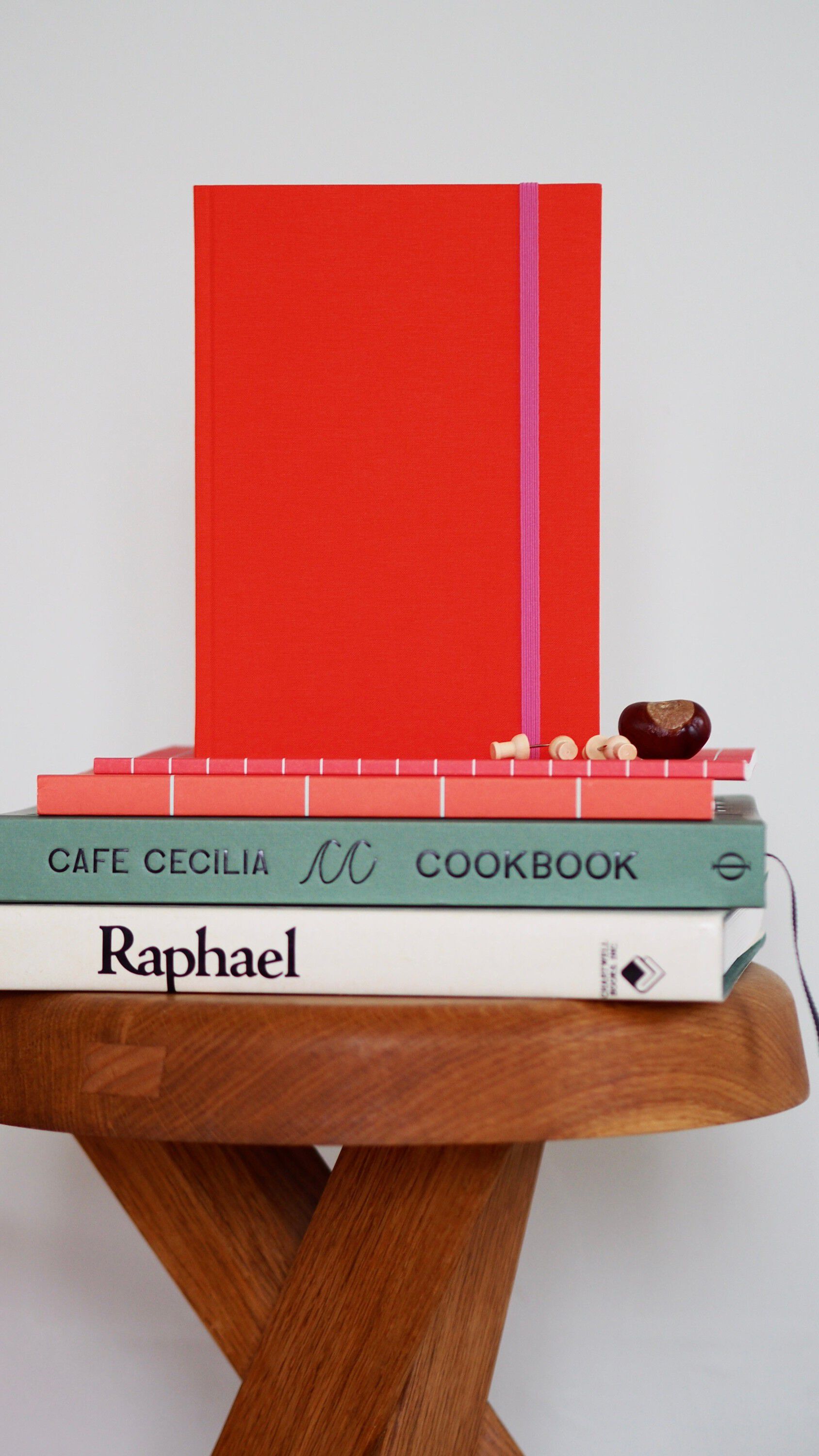 BEA notebook with elastic band