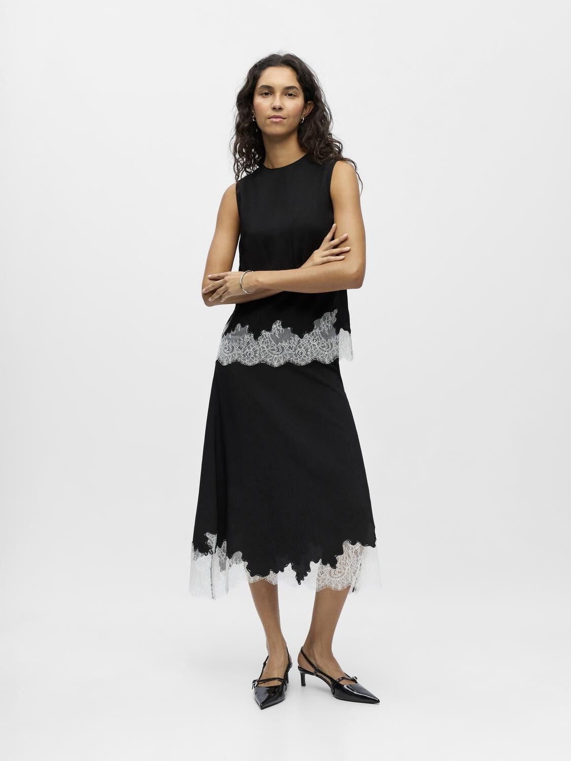 OBJDALME SL LACE TOP E AW FAIR 25