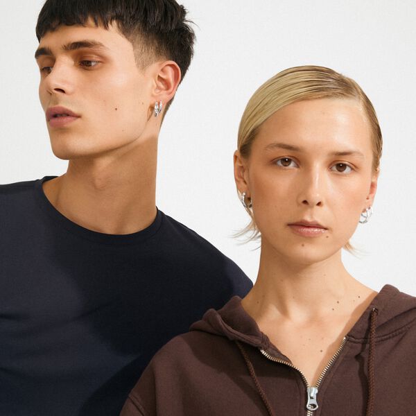 DARBY øreringe sølvbelagt