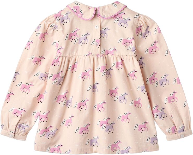 UNICORN BLOUSE W. COLLAR