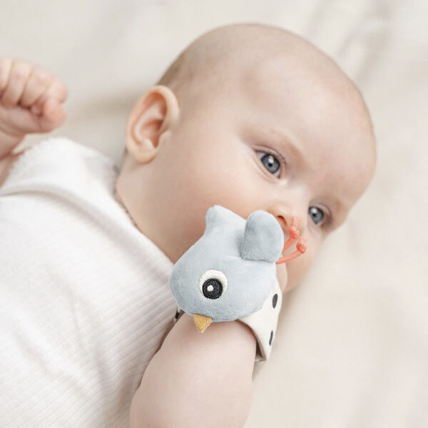 Håndledsranglesæt 2 stk. Happy clouds Blå