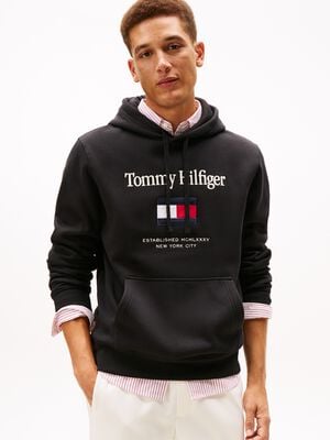TOMMY EMBRO FLAG HOODIE