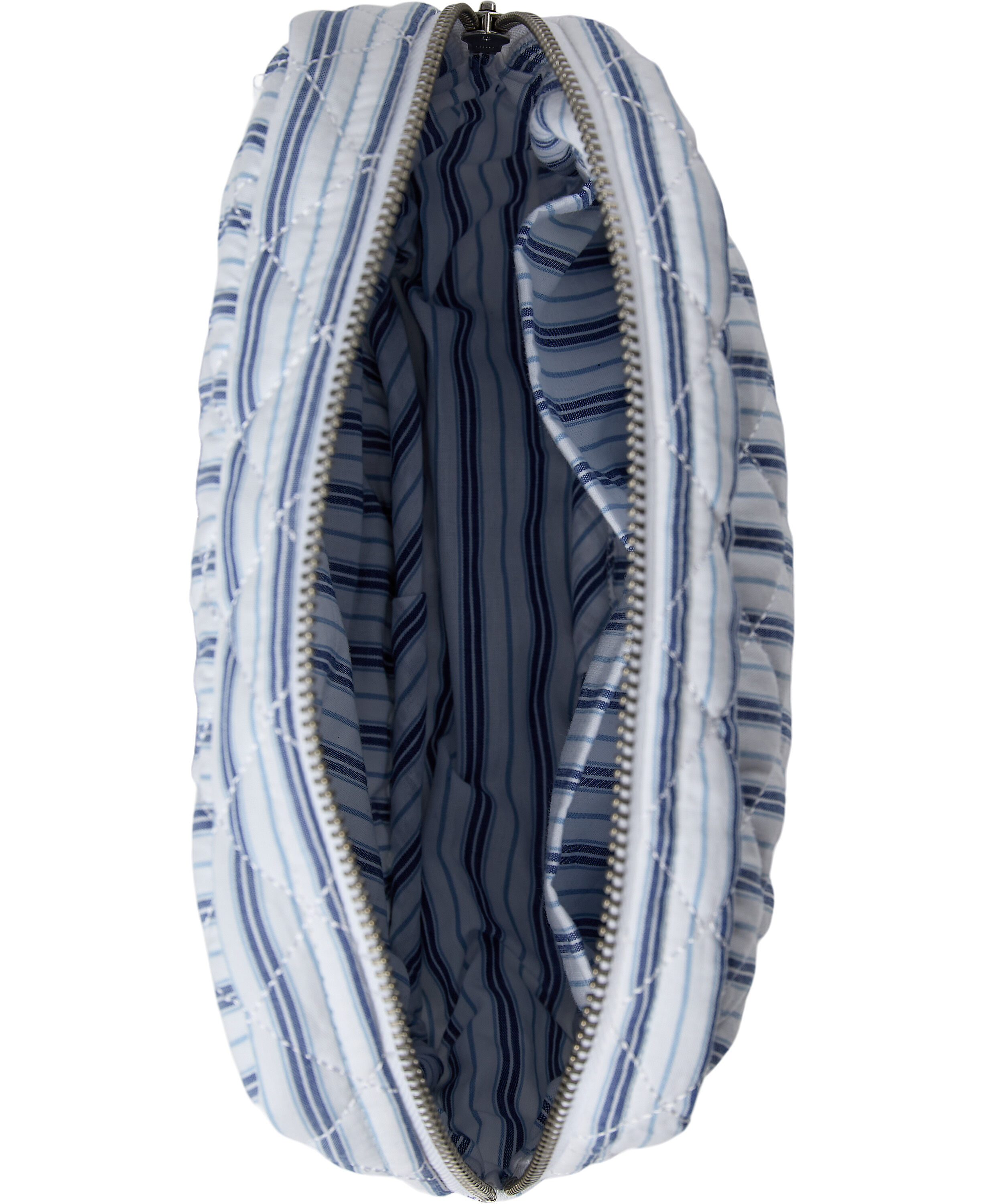 Moira 3 Make up bag Blue Stripe mini