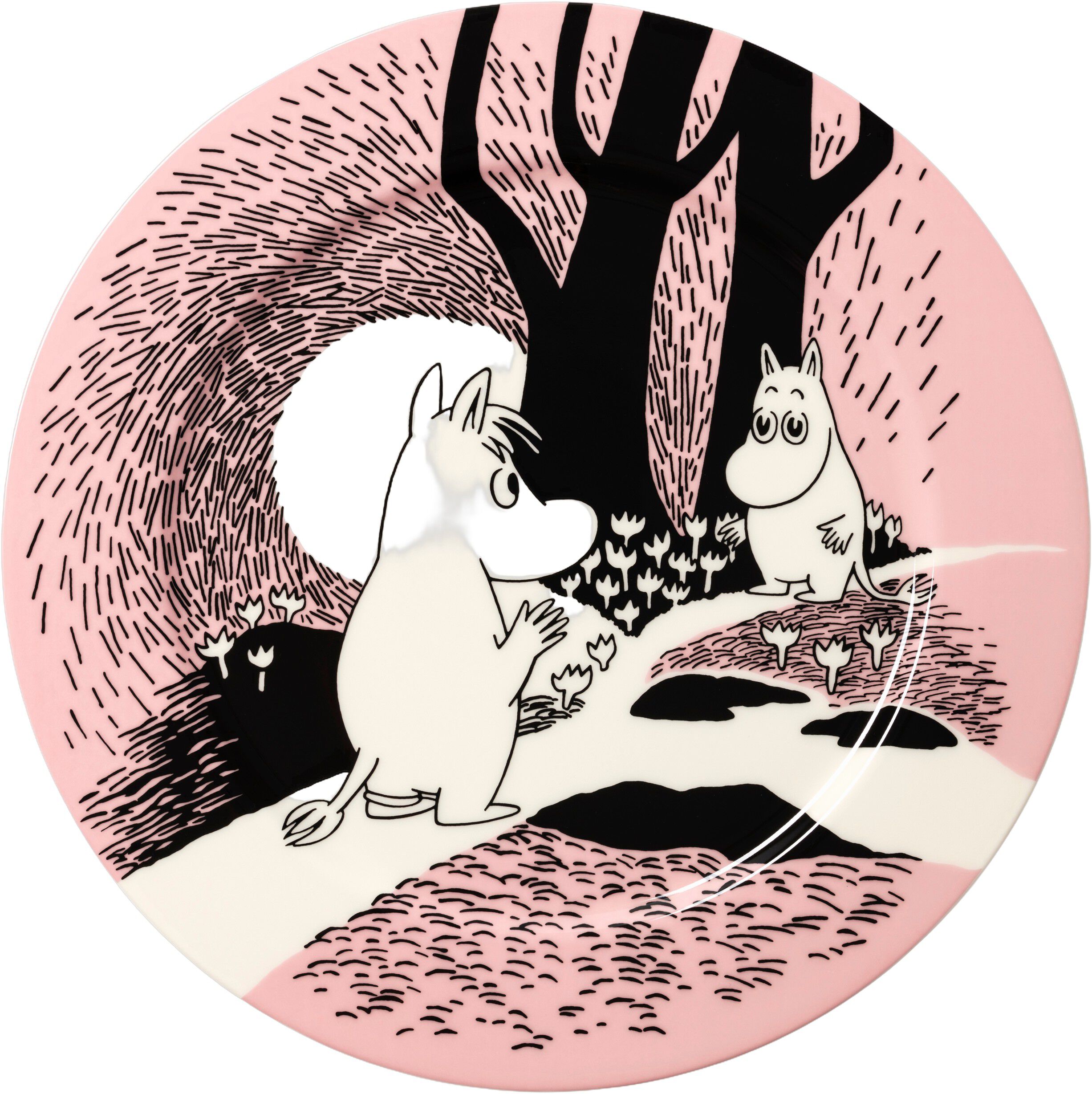 Moomin serving plate 30cm Love 30