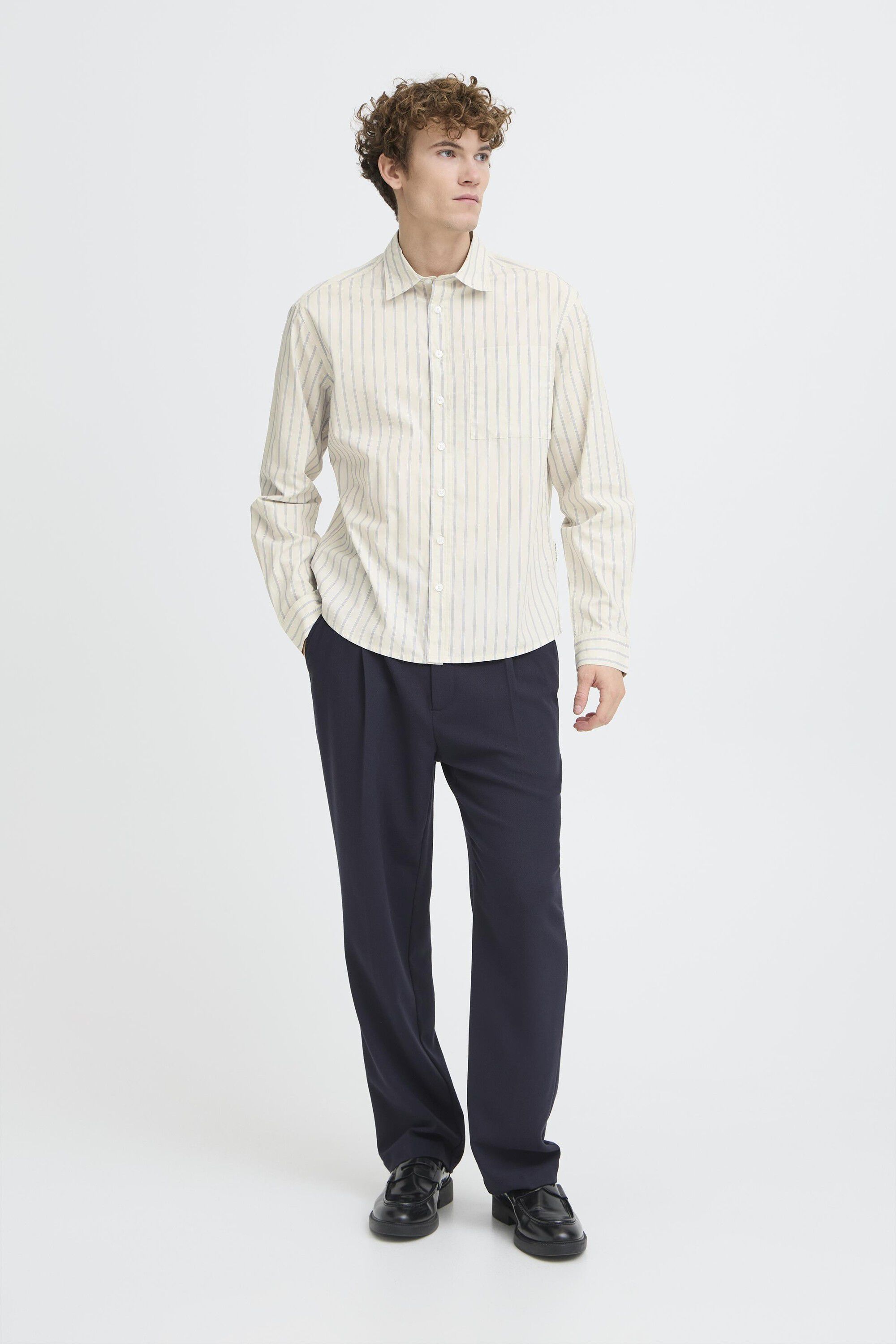 CFZAN LS STRIPED RELAXED SHIRT