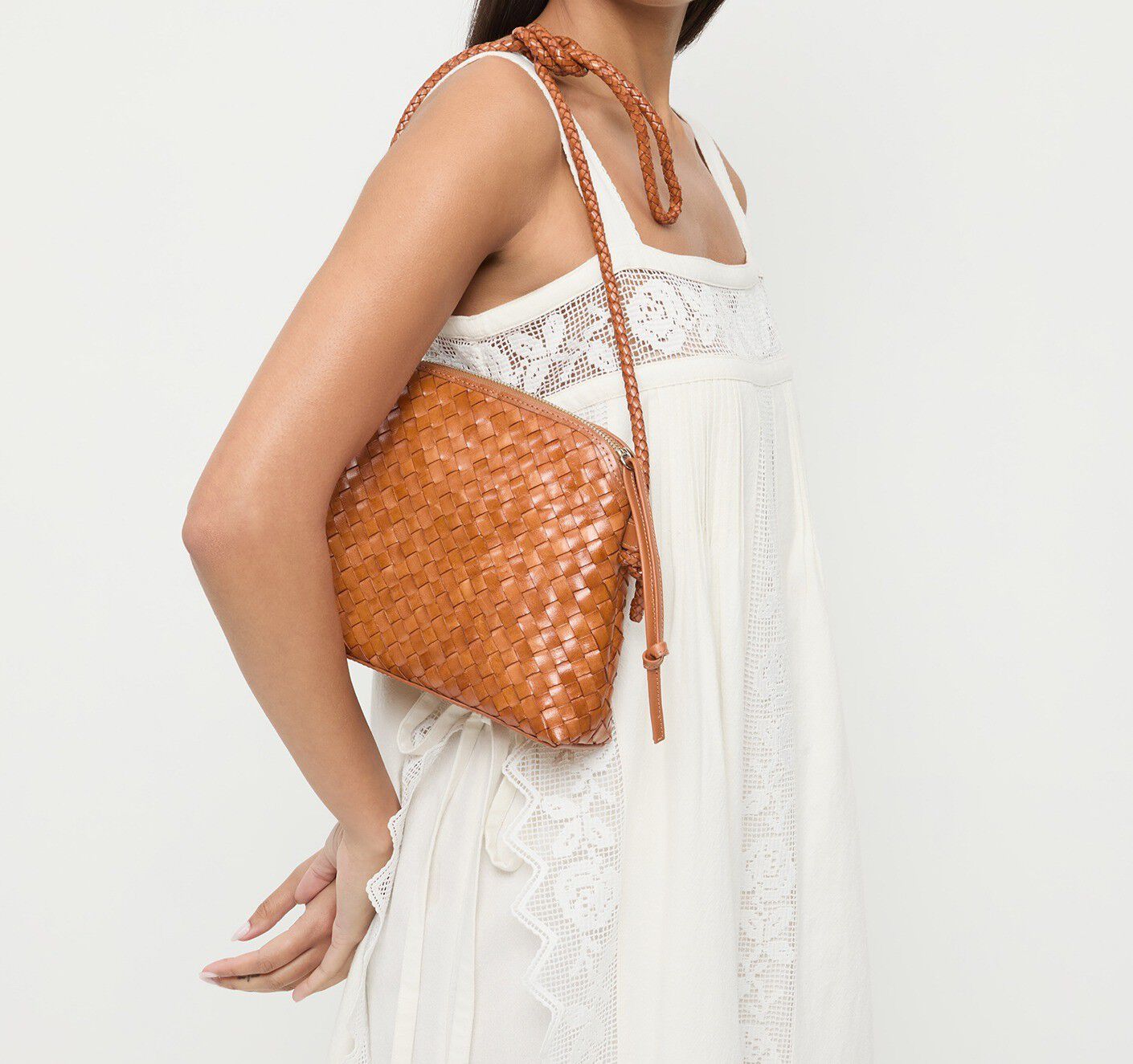 MALLORY WOVEN CROSSBODY