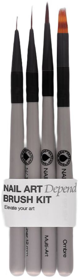 Nail Art Brush Kit 4 psc.