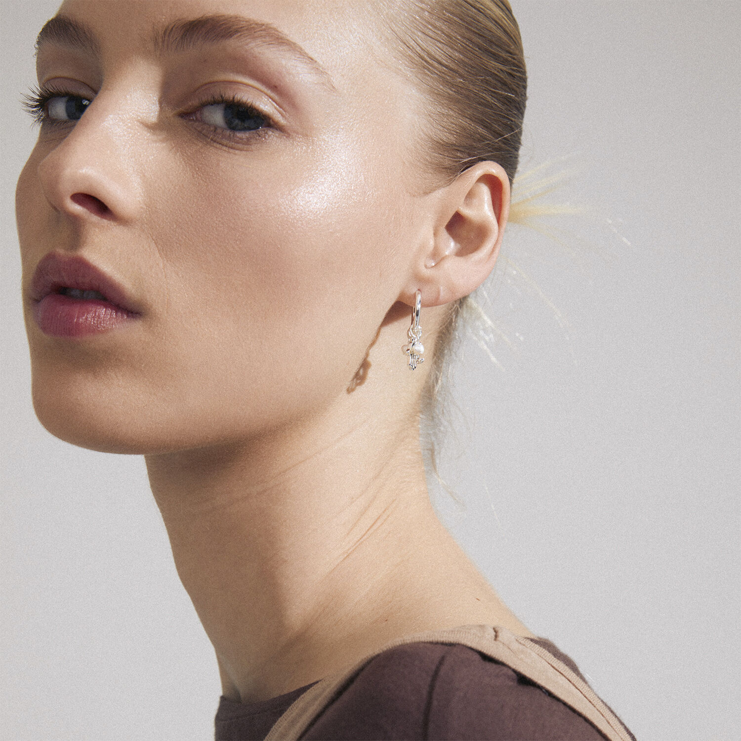 PRUCENCE recycled earrings silver-plated