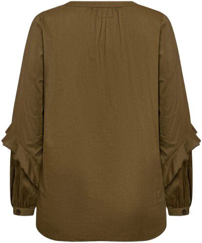 Curvy WA-NOMA 4 Skjorte M&oslash;rk sand