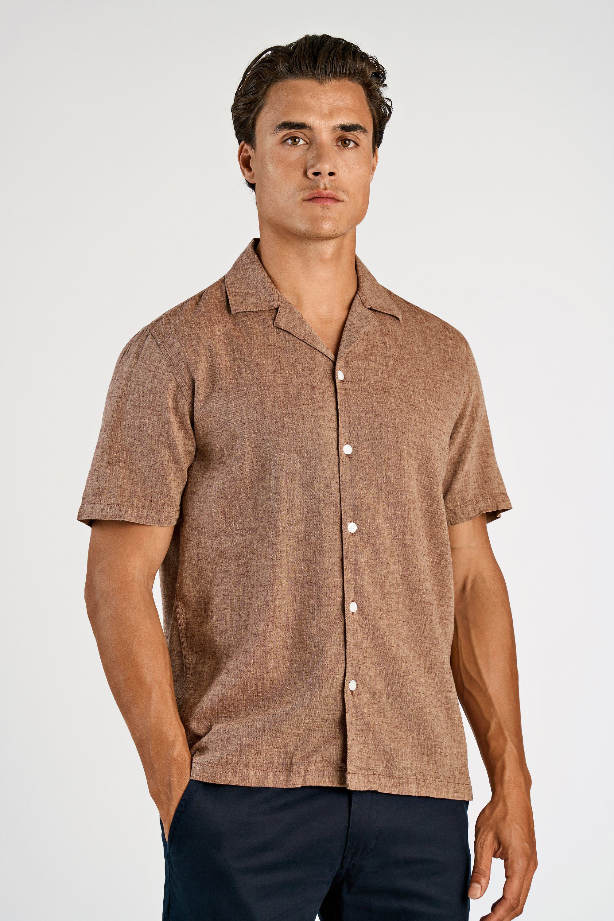 Casual linen blend resort S/S