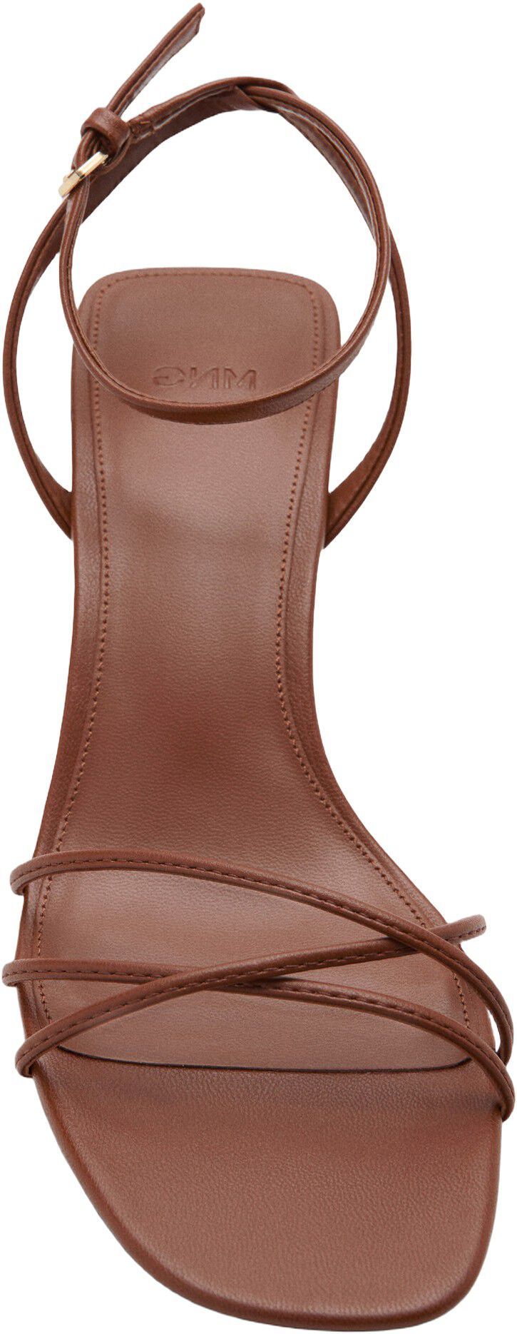 Heeled sandals with straps