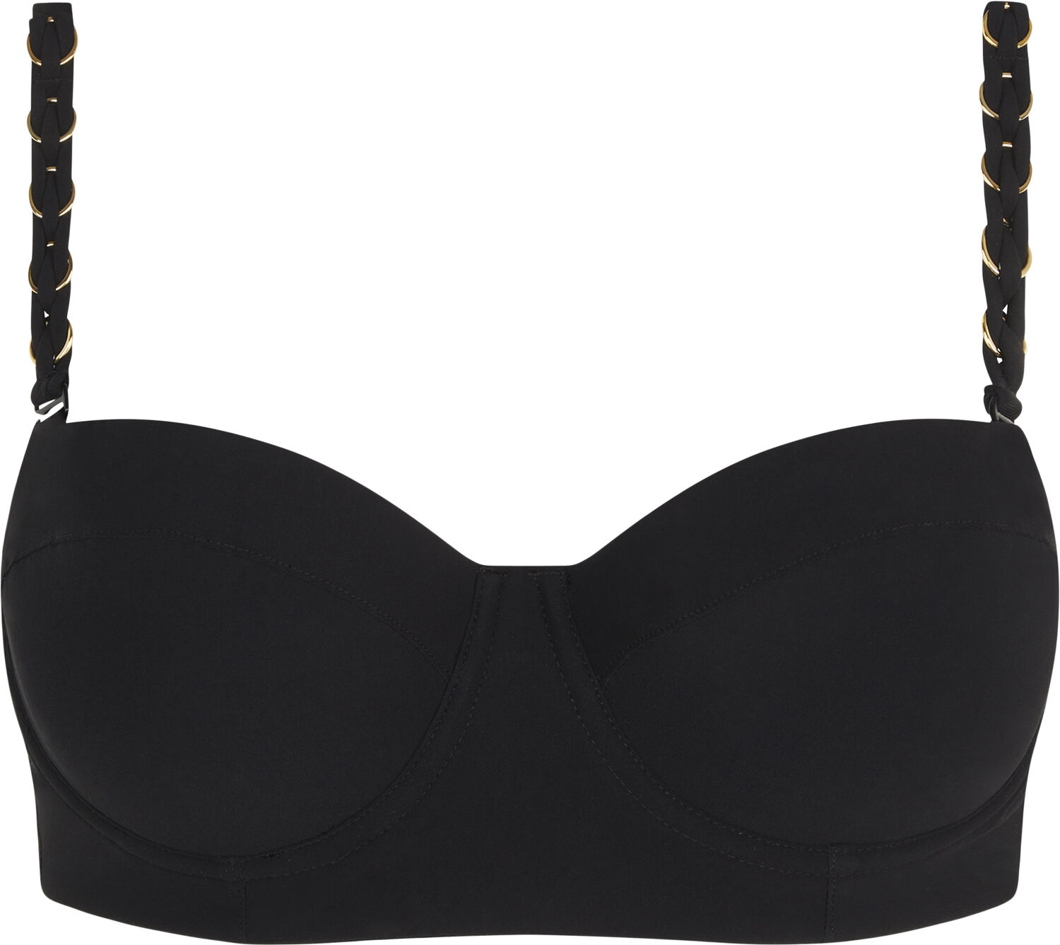 Emblem Half-Cup Bra