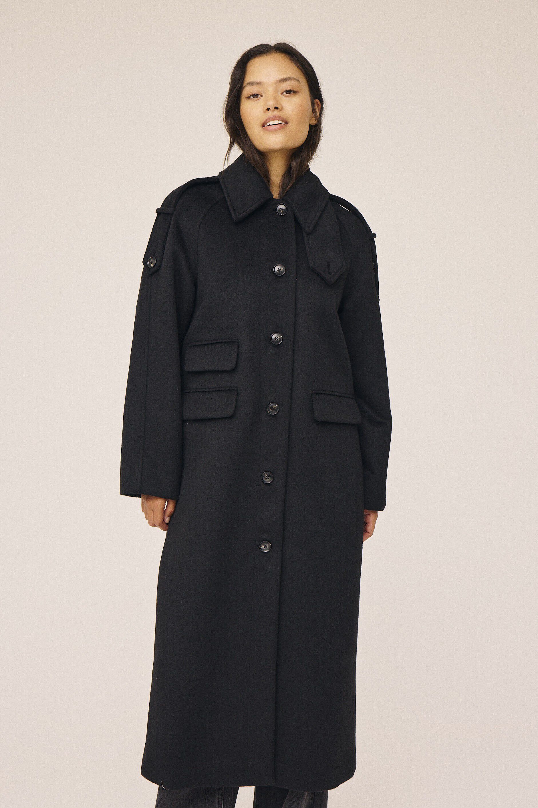 Reeva 12 Coat Wool mix - GRS