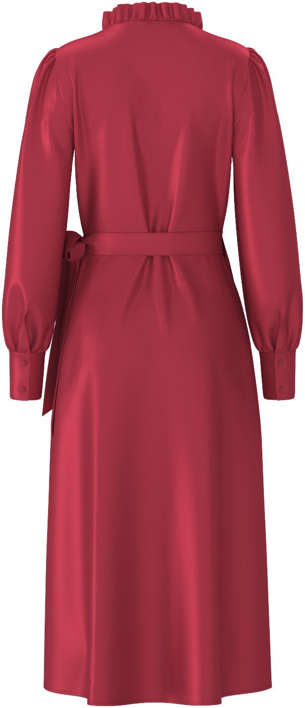 OBJCHILLI L/S WRAP DRESS DIV